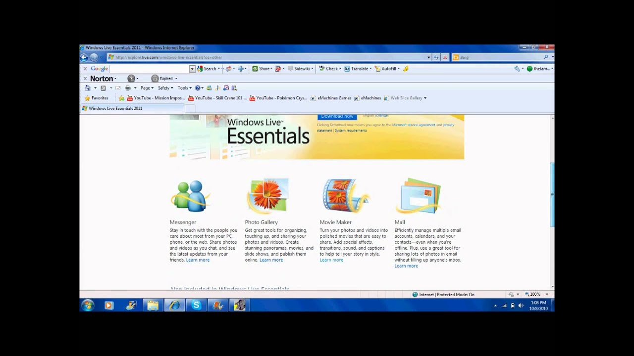 windows live essentials 2011 download